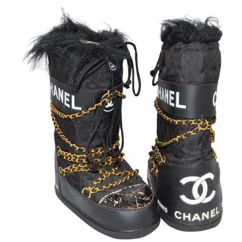 chanel moon boots for sale|Chanel Moon Boots .